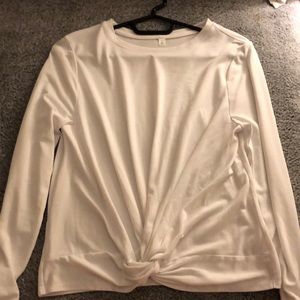 White workout top